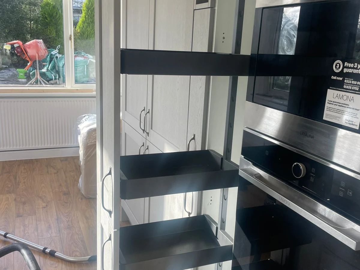 kitchen-cabinet-fitting-open-tower-carcass-internal-shelves-pre-door-swansea-daffodil-carpentry kitchen cabinet fitting open tower carcass internal shelves pre door swansea daffodil carpentry