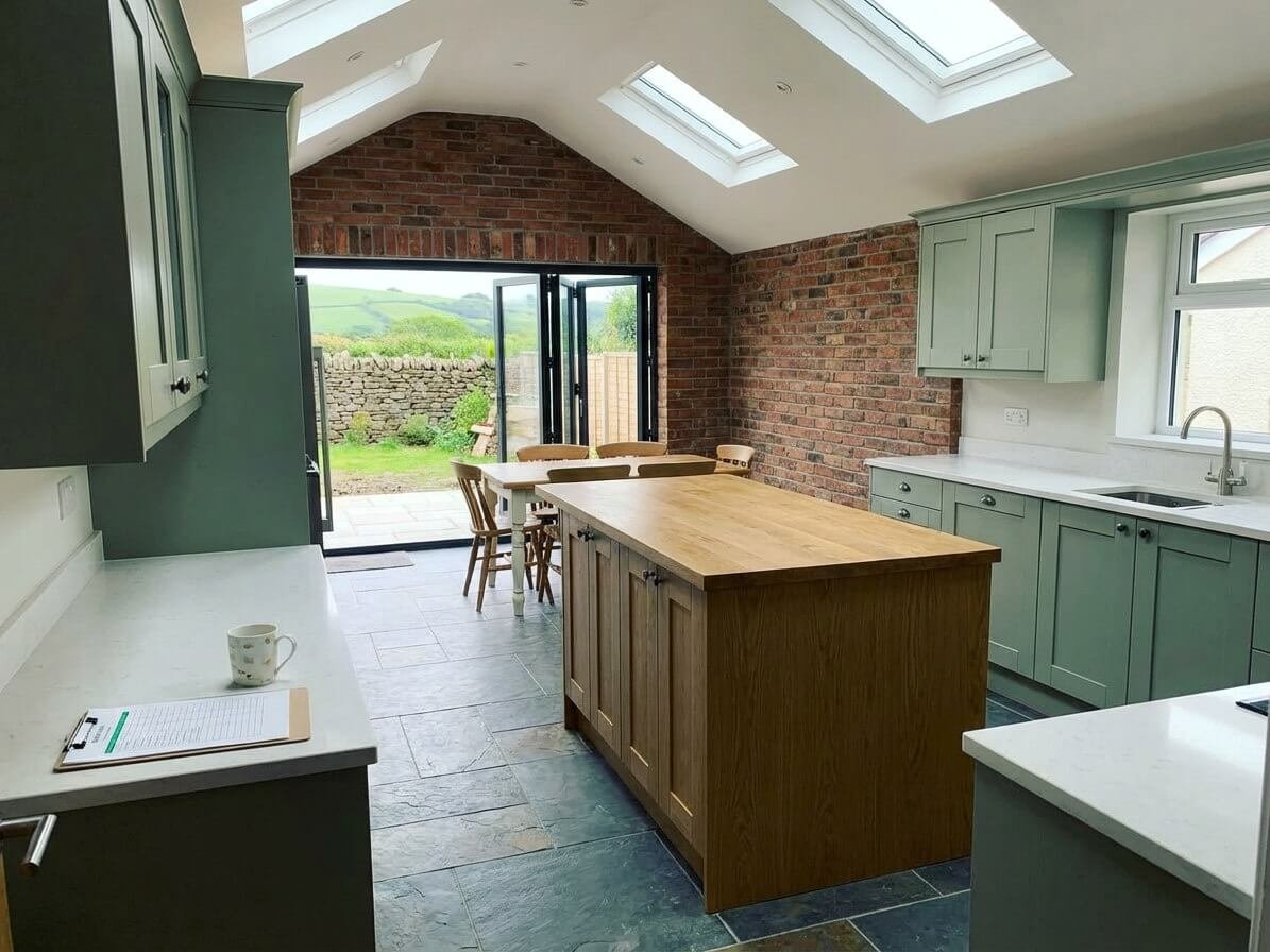 swansea kitchen fitted house extension daffodil carpentry
