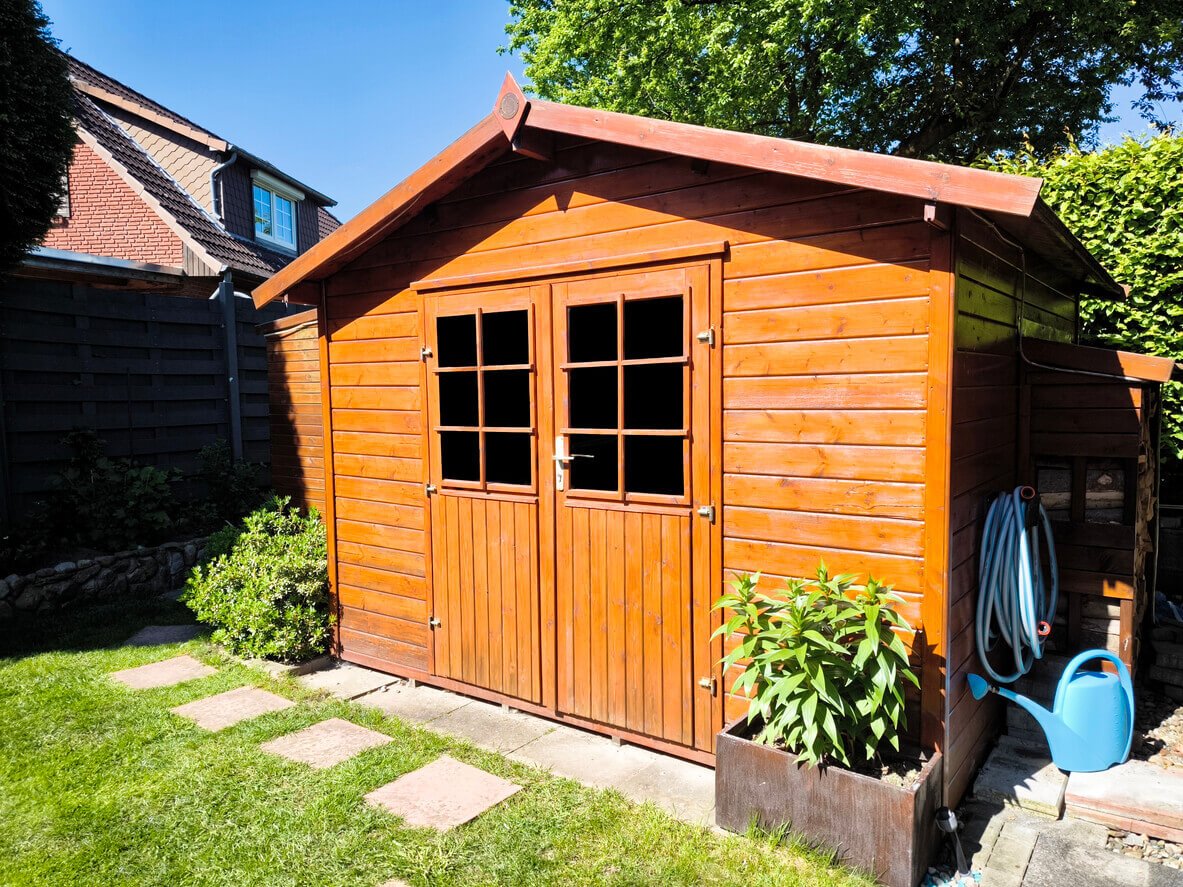 swansea-shed-built-daffodil-carpentry Garden shed built from scratch, Swansea