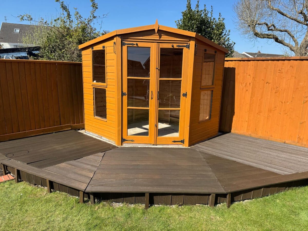 swansea-shed-deck-installed-daffodil-carpentry Shed and deck combination, Swansea